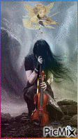 Concours The girl with the violin - Ücretsiz animasyonlu GIF