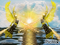 Sunangels in action - Безплатен анимиран GIF