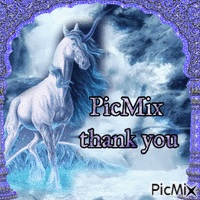 PicMix thank you - GIF animé gratuit