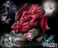 dragons - Gratis animerad GIF