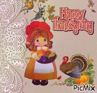 Happy Thanksgiving animoitu GIF