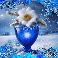Winter Flower - GIF animé gratuit