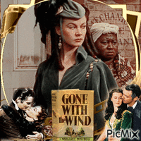 GONE WITH THE WIND animēts GIF