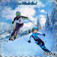Concours : Ski GIF animé