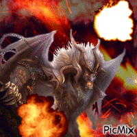Devil in Hell - Free animated GIF