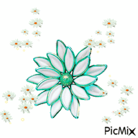 fiori анимированный гифка