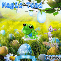 Magic Toad Gif Animado
