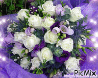 fehér rózsa - Ingyenes animált GIF