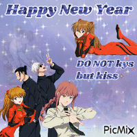 happy new year アニメーションGIF