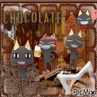 chocolate kuro - GIF animé gratuit