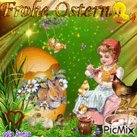 frohe Ostern Animated GIF