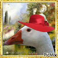 Queen Goose animēts GIF