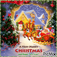 A Very Merry Christmas - Gratis geanimeerde GIF