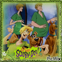 Shaggy - Scooby-Doo - Ingyenes animált GIF