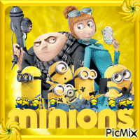 Despicable Me Minions geanimeerde GIF