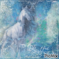 ✶ Water Horse {by Merishy} ✶ - GIF animé gratuit