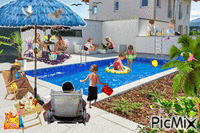 Pool animovaný GIF