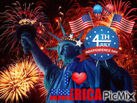 God Bless the USA - Безплатен анимиран GIF