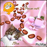 Pause café animovaný GIF