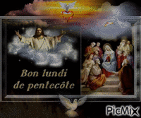 bon lundi de Pentecôte - Zdarma animovaný GIF