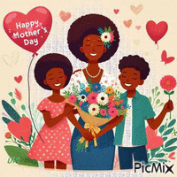 Happy Mother's Day - Ilmainen animoitu GIF