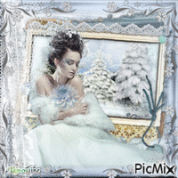 La mariée des neiges. - GIF animate gratis