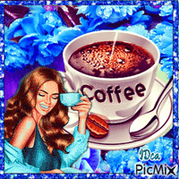 Best drink coffee    mur GIF animado