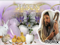 Alléluia Jésus est vivant - Free animated GIF