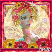 Portrait Fairy animovaný GIF