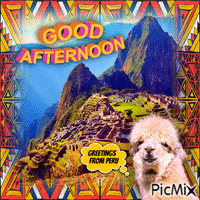 Good Afternoon Peru - Free animated GIF
