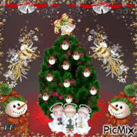 Karácsonyi kép. animēts GIF