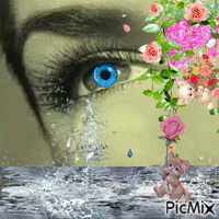 larmes - Ingyenes animált GIF