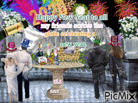 Happy New Year animovaný GIF