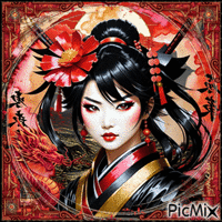 Geisha Animated GIF