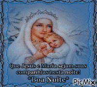 JESUS E MARIA NOS ABENÇOE. - GIF animate gratis