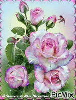 bouquet de rose animowany gif