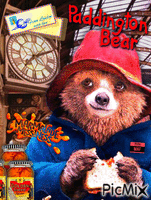 Paddington Bear animovaný GIF