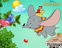 Dumbo animasyonlu GIF