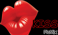 kiss - GIF เคลื่อนไหวฟรี