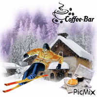 Coffee Bar animovaný GIF