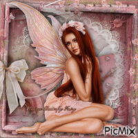 Vintage Butterfly Fairy-RM-07-02-23 - Free animated GIF