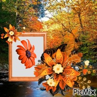 Autumn painting - GIF เคลื่อนไหวฟรี