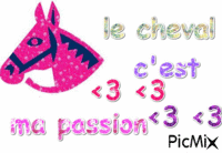 le cheval Animated GIF