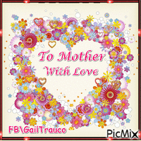 To Mother With Love - GIF animé gratuit