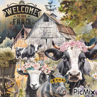 Welcome to Our Farm - GIF animado grátis