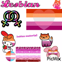 lesbian animerad GIF