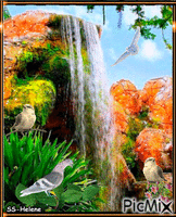 Waterfall.- animuotas GIF