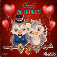 happy valentines day animovaný GIF