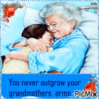 Grandmothers arms.........