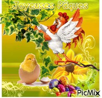 Joyeuses Pâques - Bezmaksas animēts GIF